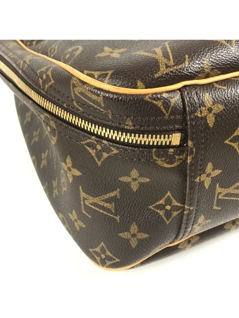 Louis Vuitton Handbag Excursion Monogram Canvas Brown